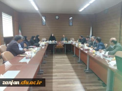 دانشگاه فرهنگیان استان زنجان برگزار کرد:
دومین جلسه شورای آموزشی مدیریت امور پردیس های استان زنجان 2