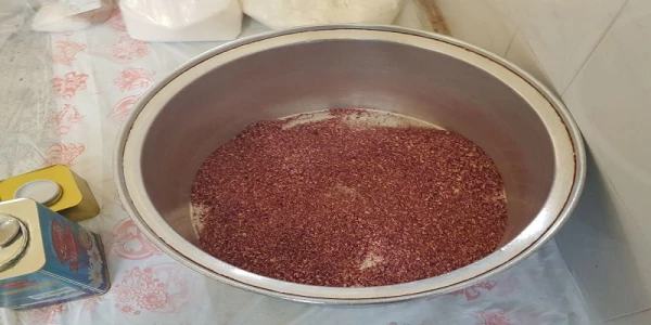 مراسم پخت و احسان حلوا در دانشگاه فرهنگیان