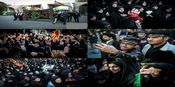 دیدار جمعی از دانشجو معلمان با رهبری در اربعین حسینی