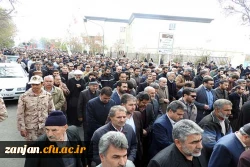 مراسم تشییع وخاکسپاری سردار رشید اسلام پاسدار شهید خیراله صمدی 

شرکت کارکنان ودانشجویان پردیس الزهرا(س) زنجان در مراسم خاکسپاری شهید مدافع حرم خیراله صمدی  2