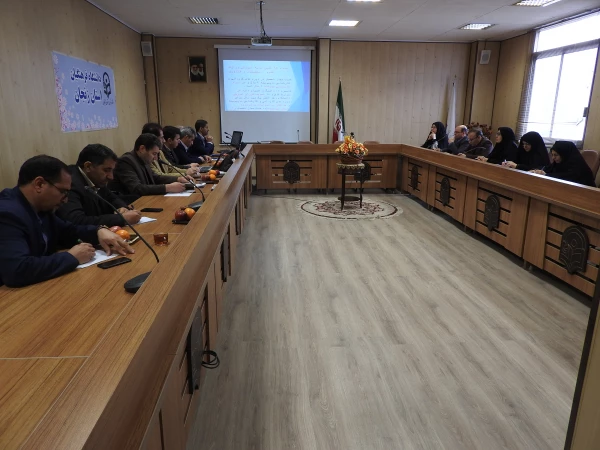 در دانشگاه فرهنگیان استان زنجان برگزار گردید:
چهارمین جلسه شورای آموزشی و هفتمین جلسه شورای پژوهشی مدیریت امور پردیس های استان زنجان 2