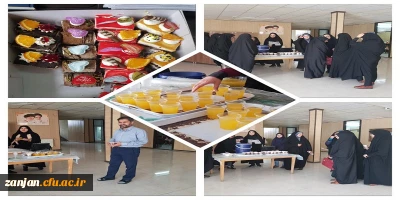 به مناسبت نیمه شعبان و هفته گرا میداشت مقام معلم برگزار شد:

پخش شیرینی و شربت در دانشگاه فرهنگیان استان زنجان