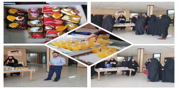 پخش شیرینی و شربت یه مناسبت نیمه شعبان و روز معلم