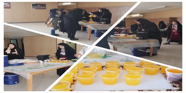 پخش شیرینی و شربت یه مناسبت نیمه شعبان و روز معلم