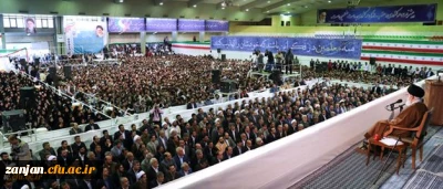 محورهای مطالب مطرح شده توسط حضرت آیت الله خامنه ای رهبر معظم انقلاب اسلامی صبح امروز (چهارشنبه) به مناسبت هفته معلم در دانشگاه فرهنگیان