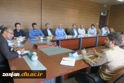 نشست صمیمی دکتر اوجاقلو با کارکنان پردیس شهید بهشتی زنجان