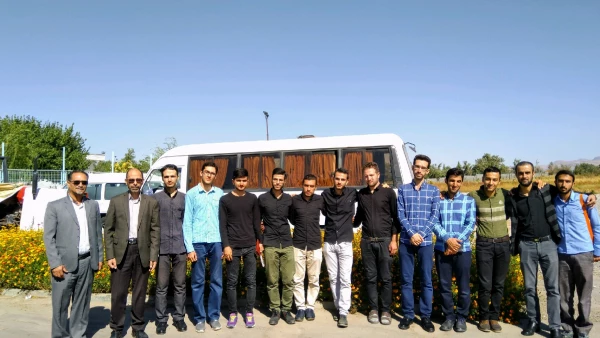 دیدار دانشجویان پردیس شهید بهشتی از خانه سالمندان زنجان