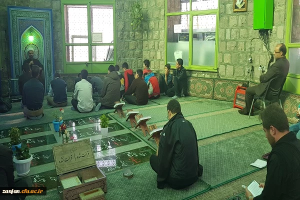 برگزاری دعای ندبه  و زیارت شهدای گمنام در ارتفاعات کوه گاوازنگ