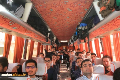 اعزام دانشجویان پردیس شهید بهشتی زنجان به اردوی راهیان نور غرب کشور