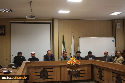 مراسم معارفه و تکریم مسئولان بسیج دانشجویی پردیس های دانشگاه فرهنگیان استان زنجان