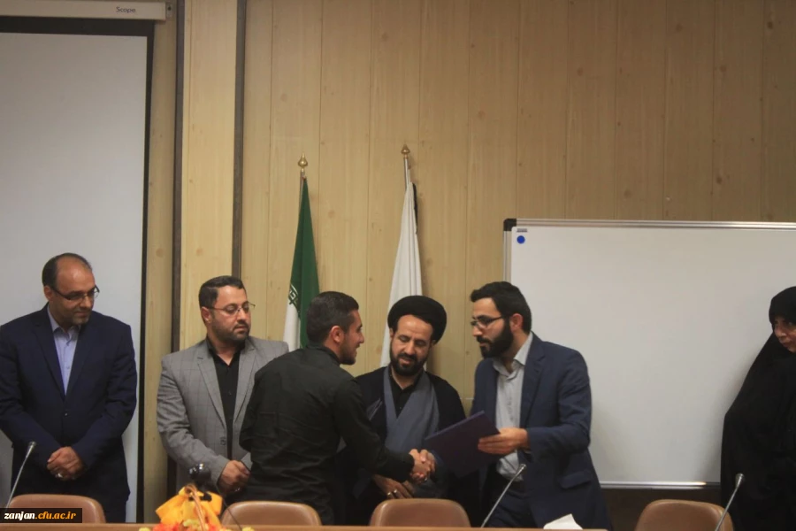 معرفه مسئولان جدید بسیج دانشجویی پردیس های شهید بهشتی و الزهرا استان زنجان