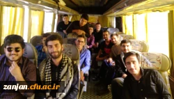بدرقه دانشجو معلمان شرکت کننده در پیاده روی اربعین 97- پردیس شهید بهشتی زنجان
