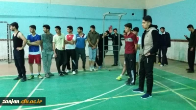 برگزاری مسابقه آمادگی جسمانی در میان دانشجویان پردیس شهید بهشتی زنجان