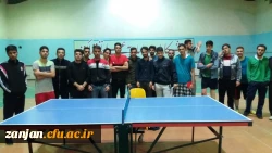 مسابقه تنیس روی میز دانشجویان پردیس شهید بهشتی دانشگاه فرهنگیان استان زنجان در آبان 97