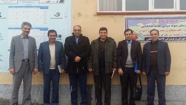 بازدید مدیر دفتر امور مدارس  وابسته و کارورزی دانشگاه فرهنگیان از مدارس مجری کارورزی استان زنجان 4