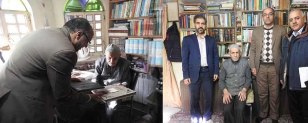 در راستای نکوداشت یکصدمین سال تربیت معلم در زنجان  برگزار شد:

دیدار و تجلیل از خدمات استاد علی هشترودی بنیانگذار دانشسرای مقدماتی و دانش سرای راهنمایی استان زنجان 2