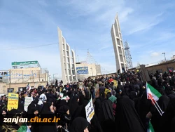 گزارش تصویری:

حضور دانشجویان و کارکنان دانشگاه فرهنگیان استان زنجان در راهپیمایی 22 بهمن 5