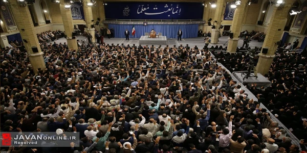 دیدار مقام معظم رهبری با فرهنگیان کشور