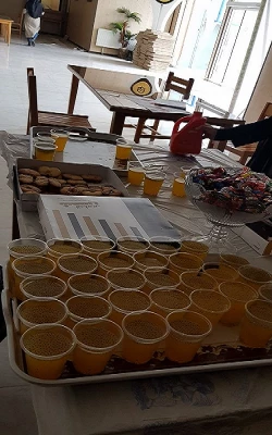 پخش شیرینی و شربت و شکلات به همراه سرور و شادی به مناسبت اعیاد شعبانیه و نیمه شعبانیه