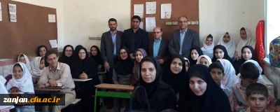 در جهت تقویت درس کارورزی در دانشگاه فرهنگیان استان زنجان  برگزار شد:

بازدید سوم و چهارم و پنجم  دانشجویان از روستاهای چهرآباد،کزبر و دولاناب از توابع شهرستان زنجانرود