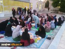 به همت کارشناسی دانشجویی پردیس الزهرا(س) برگزار شد:

مراسم جشن و افطاری به مناسبت میلاد کریم اهل بیت  در محوطه پردیس الزهرا(س) 10