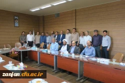 جلسه معارفه معاون توسعه منابع انسانی و دانشجویی و مسئول امور دانشجویی پردیس شهید بهشتی زنجان