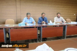 جلسه معارفه معاون توسعه منابع انسانی و دانشجویی و مسئول امور دانشجویی پردیس شهید بهشتی زنجان