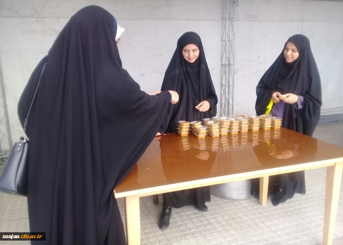 مراسم پخت و احسان حلوا ی نذری به مناسبت اربعین حسینی 4