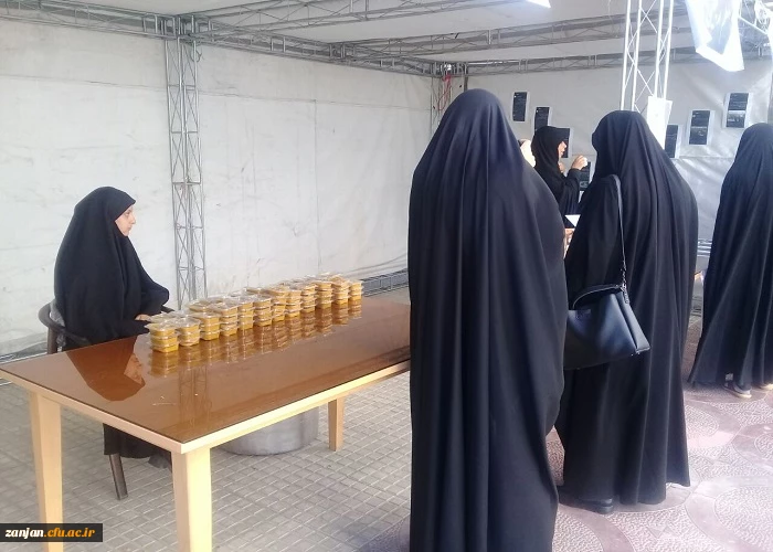 مراسم پخت و احسان حلوا ی نذری به مناسبت اربعین حسینی 5