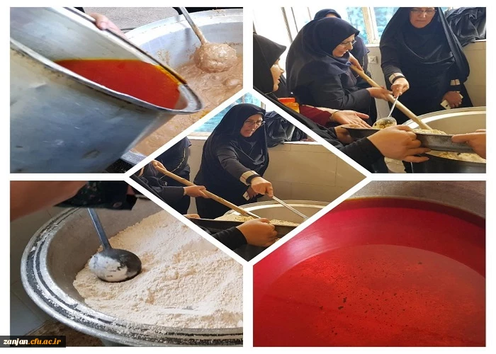 مراسم پخت و احسان حلوا ی نذری به مناسبت اربعین حسینی 6