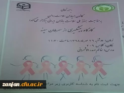 کارگاه پیشگیری از سرطان سینه 4