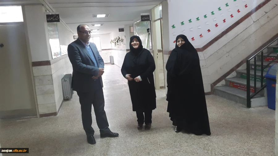 بازدید مدیر امور استانی دانشگاه فرهنگیان از مدارس مجری کارورزی 3