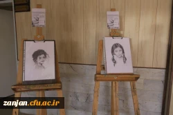 آثار طراحی سیاه قلم دانشجویان پردیس شهید بهشتی