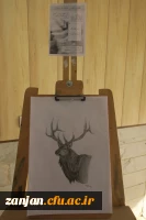 آثار طراحی سیاه قلم دانشجویان پردیس شهید بهشتی