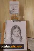 آثار طراحی سیاه قلم دانشجویان پردیس شهید بهشتی