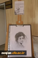 آثار طراحی سیاه قلم دانشجویان پردیس شهید بهشتی