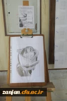 آثار طراحی سیاه قلم دانشجویان پردیس شهید بهشتی