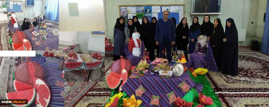 دکتر اوجاقلو ضمن حضور در مراسم شب یلدا در سرای دانشجویی پردیس الزهرا(س) با دانشجویان به گفتگو پرداخت 2