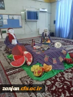 دکتر اوجاقلو ضمن حضور در مراسم شب یلدا در سرای دانشجویی پردیس الزهرا(س) با دانشجویان به گفتگو پرداخت 2