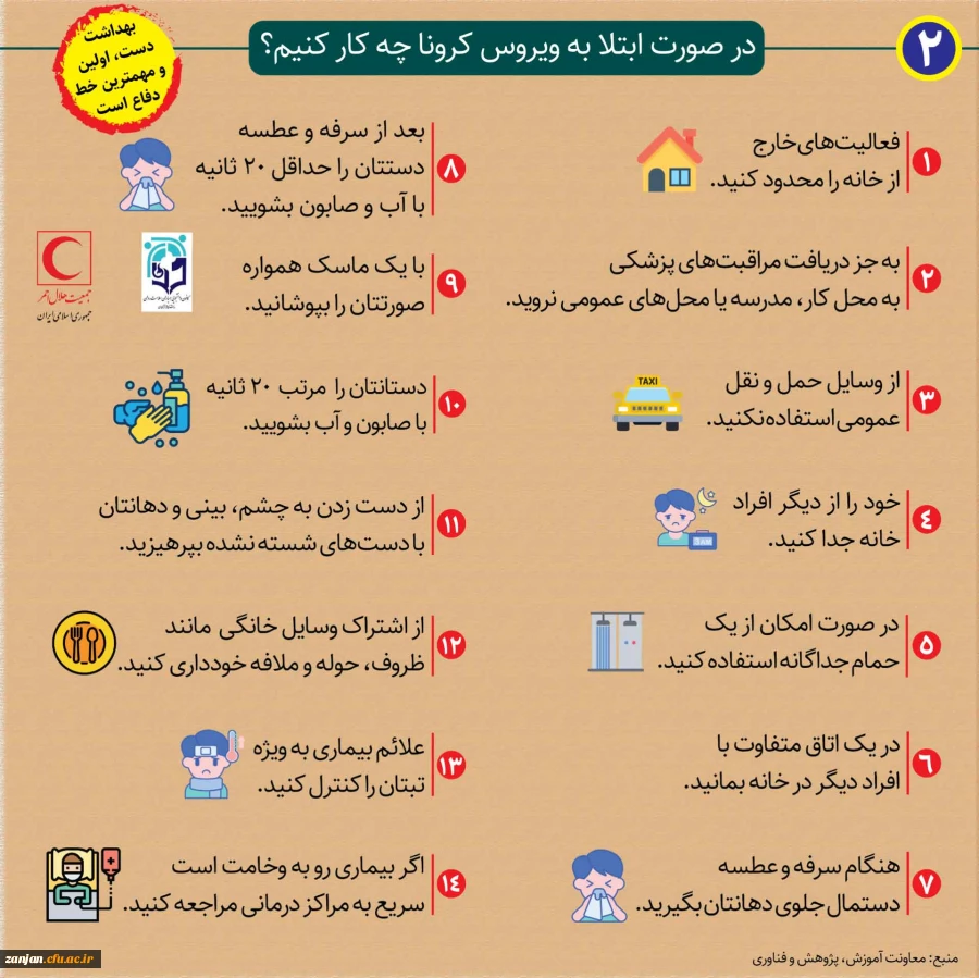 با توجه به شیوع بیماری های فصلی همچون آنفولانزا و احتمال انتشار ویروس کرونا مطالب این خبر  را جدی بگیرید 8
