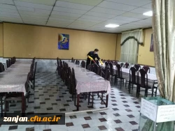 فرایند ایزالسیون و گند زدایی تمامی فضاهای  پردیس الزهرا(س) 2