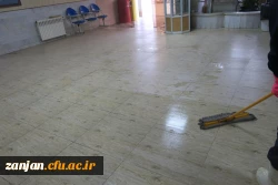 ضدعفونی پردیس شهید بهشتی زنجان