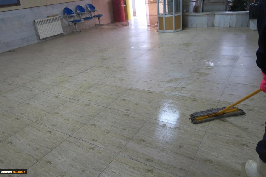 ضدعفونی پردیس شهید بهشتی زنجان