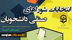 ثبت نام نامزدی در انتخابات شورای صنفی دانشجویان 2