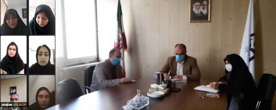 اولین دیدار اعضای جدید شورای صنفی رفاهی دانشجویان پردیس الزهرا(س) با مدیریت امور پردیس های استان زنجان 2