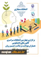 برگزاری چهارمین انتخابات کانون دانشجویی همیاران بهداشت و سلامت جسم و روان 2