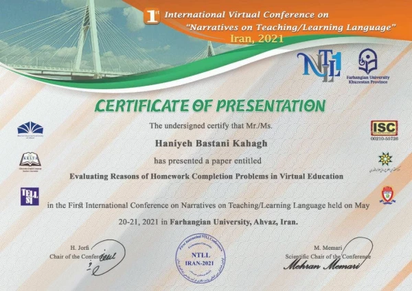 کسب عناوین برتر در حوزه مقاله توسط دانشجومعلمان پردیس الزهرا(س) 3