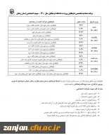 برنامه مصاحبه تخصصی داوطلبان ورود به دانشگاه فرهنگیان سال 1400 – سهمیه اختصاصی استان زنجان 4