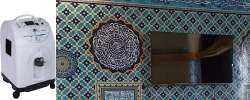 اهدای تلویزیون 65 اینچ  و دستگاه اکسیژن ساز به همراه اکسیمتر به پردیس الزهرا(س) زنجان 2