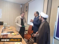 نشست صمیمی کارکنان با مدیریت امور پردیس های استان و معارفه معاون توسعه منابع و دانشجویی پردیس الزهرا(س) 4